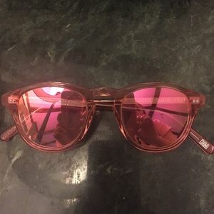 Chimi eyewear mirrored pink sunnies
